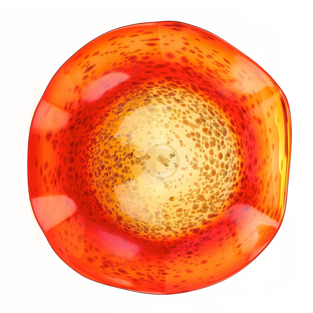 85472	 *D25.5"H6" - ART GLASS WALL PLATE