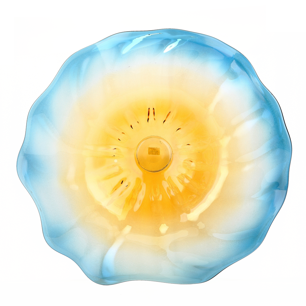 85478	 D25.5"H6" - ART GLASS WALL PLATE