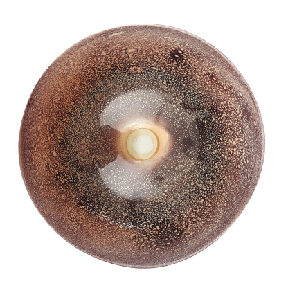 85479	 D25.5"H6" - ART GLASS WALL PLATE