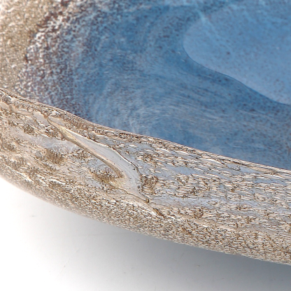 85525	 L14"W14.5"H4" - GLASS BOWL