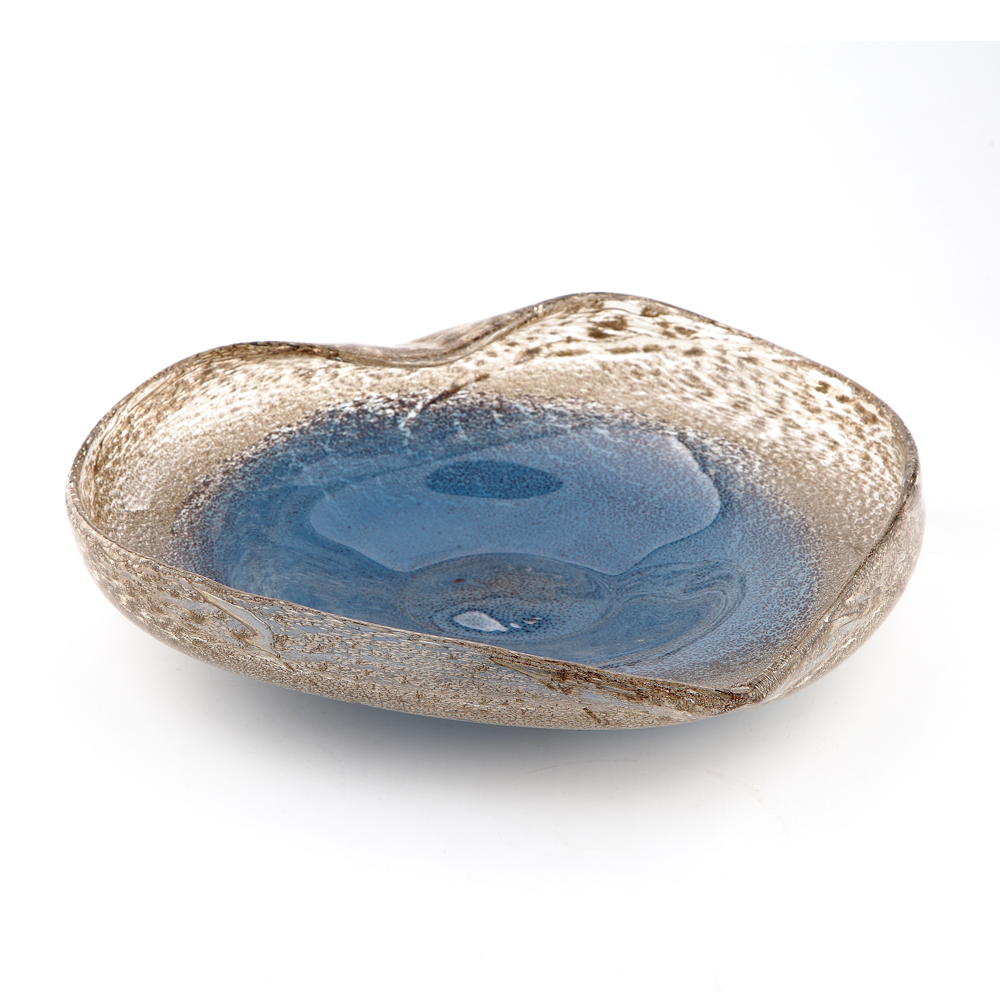 85525	 L14"W14.5"H4" - GLASS BOWL