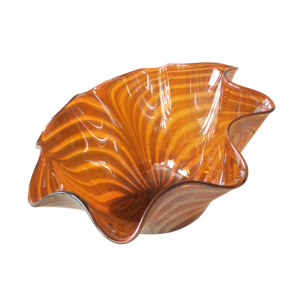 85598	 L12.5"W12"H8.5" - GLASS BOWL