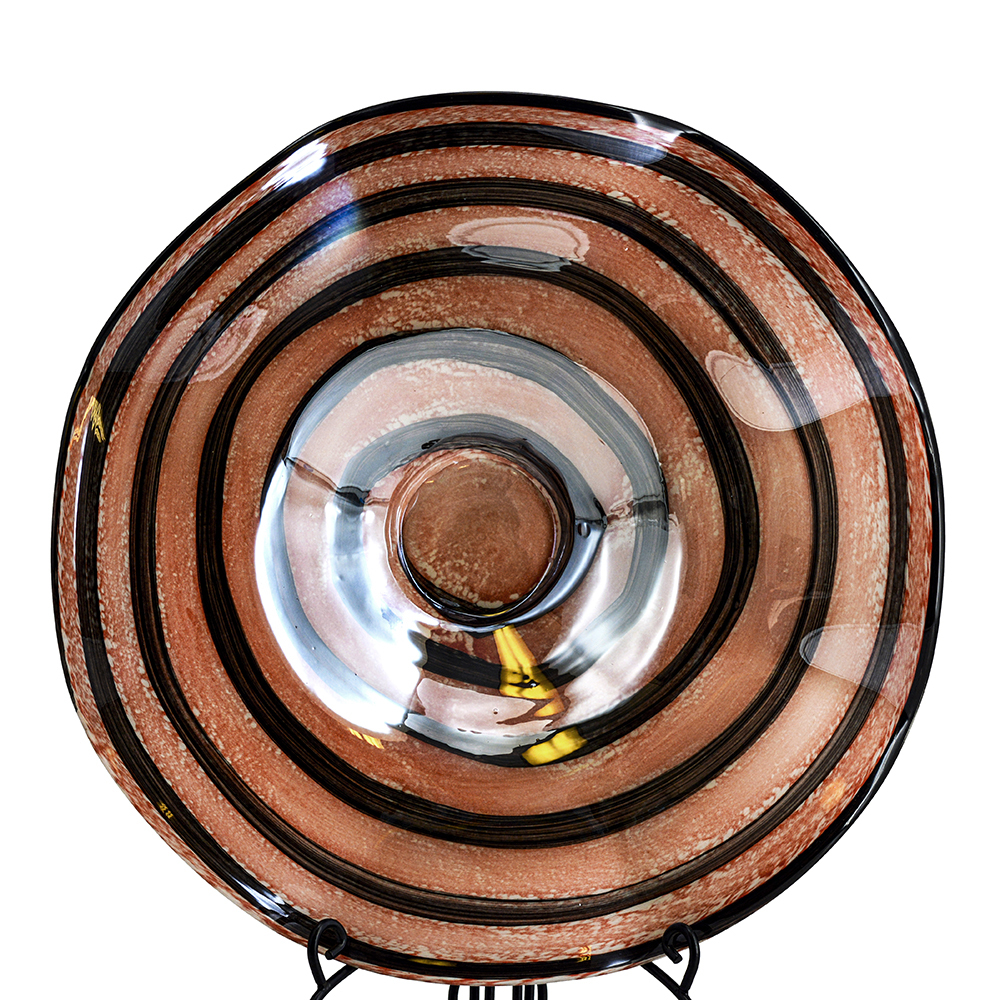 D20"H4" - ART GLASS WALL PLATE