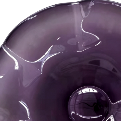 85653	 D25.5"H6" - ART GLASS WALL PLATE