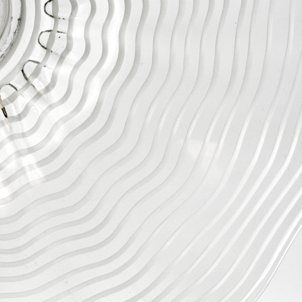 85656	 D20"H4" - ART GLASS WALL PLATE