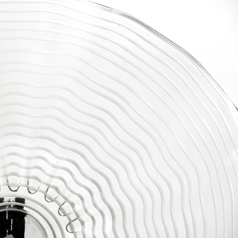 85656	 D20"H4" - ART GLASS WALL PLATE