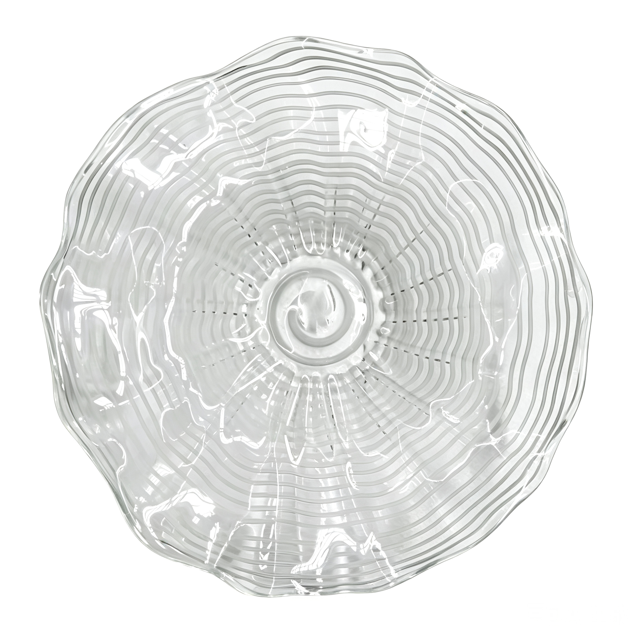 85656	 D20"H4" - ART GLASS WALL PLATE