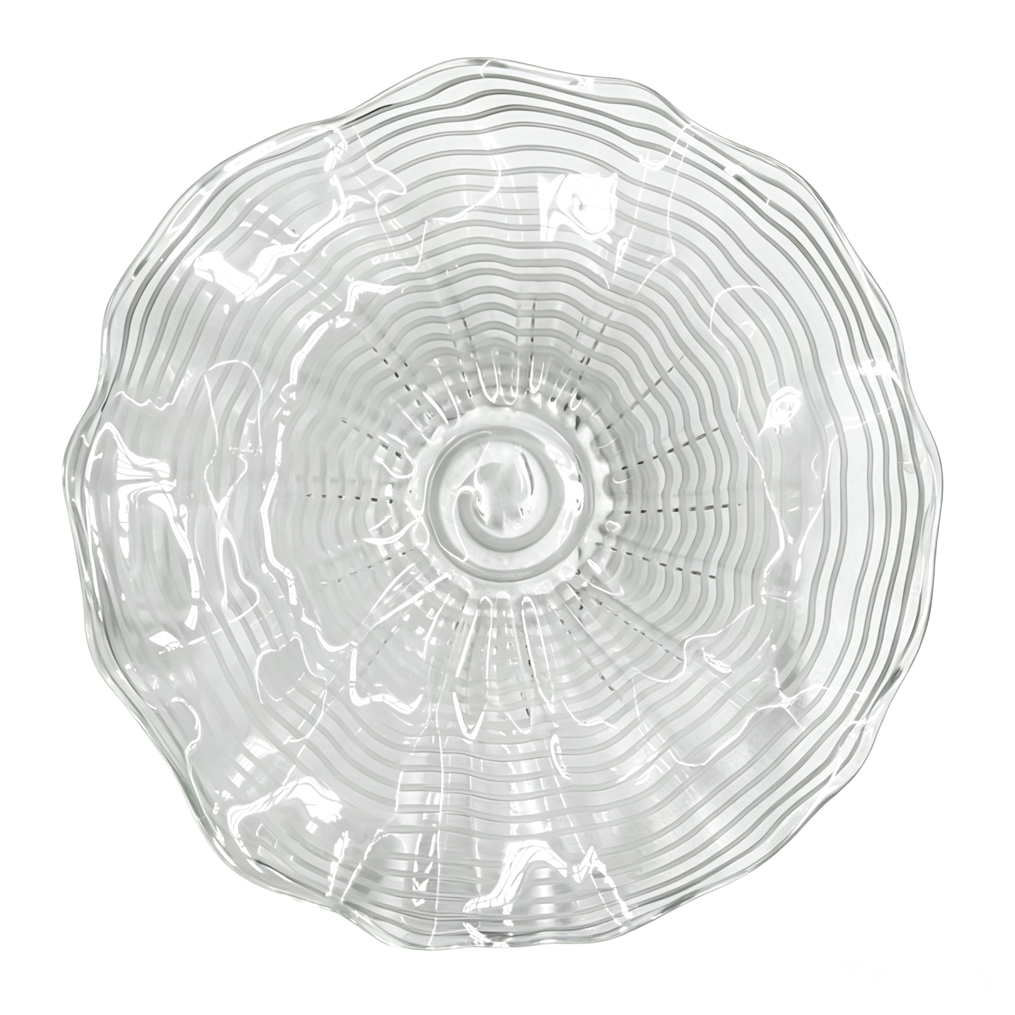 85656	 D20"H4" - ART GLASS WALL PLATE