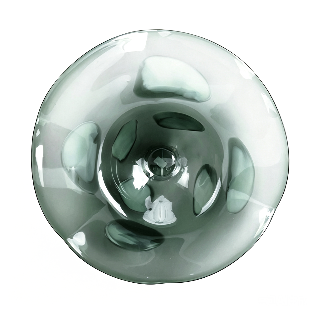 85660	 D25.6"H5.9" - ART GLASS WALL PLATE