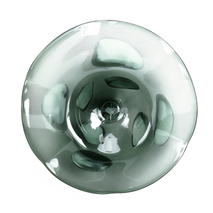 85660	 D25.6"H5.9" - ART GLASS WALL PLATE