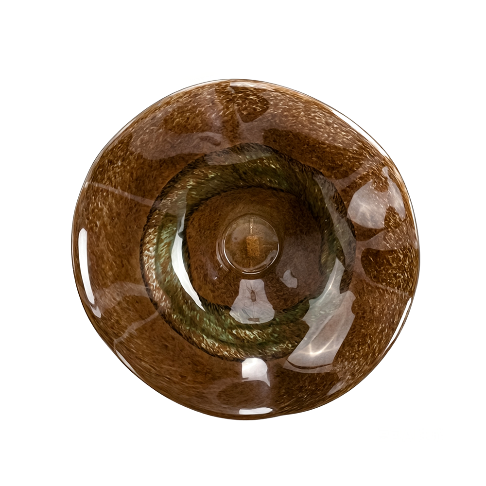 85661	 D20.1"H3.9" - ART GLASS WALL PLATE