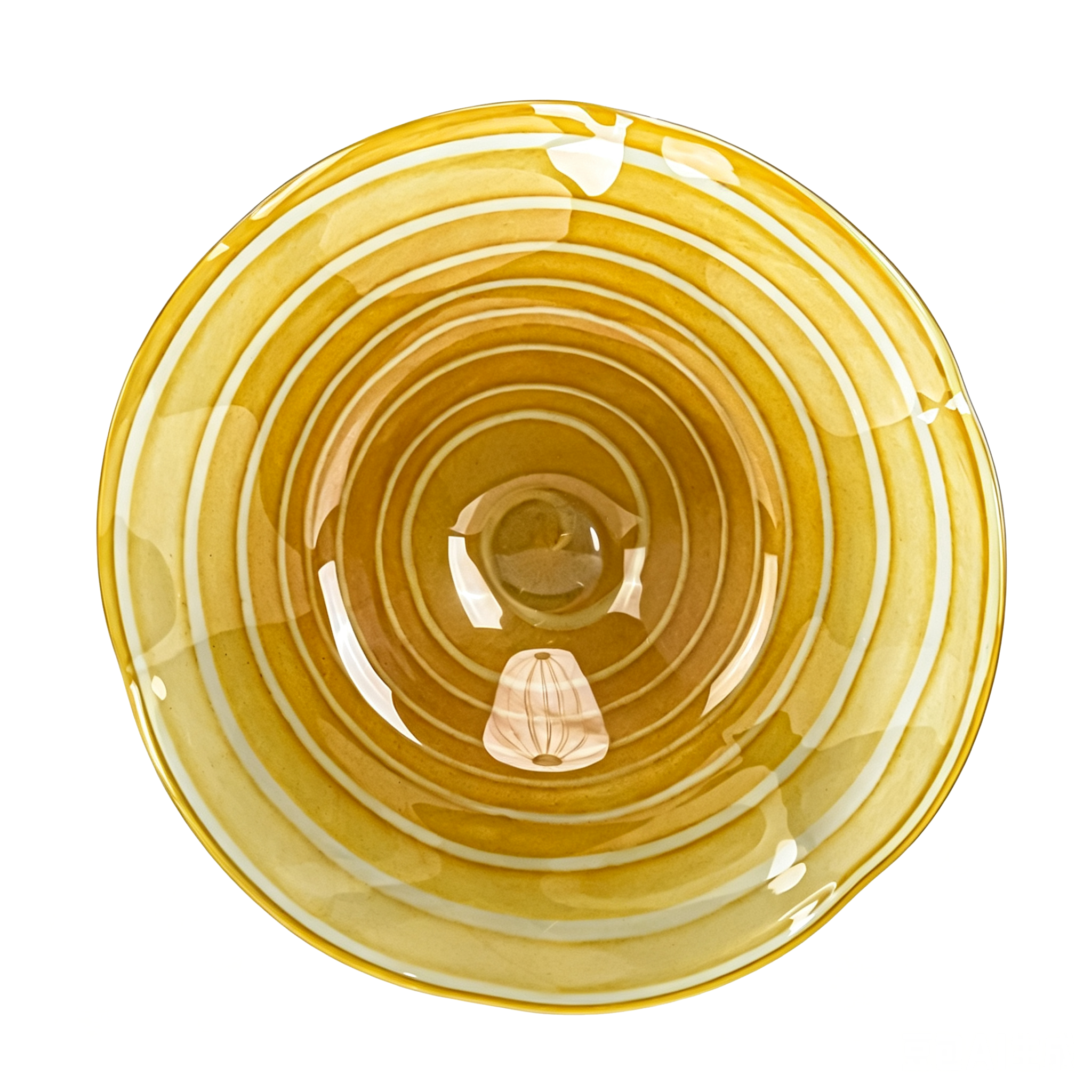 85664	 D25.6"H5.9" - ART GLASS WALL PLATE