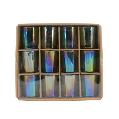 86123B	 D6"H11" - SET OF 12 VOTIVE CANDLE HOLDERS
