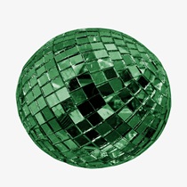 86184GR	 D3" - MIRROR DISCO BALL ORNAMENT