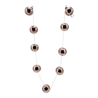 86189RG	 D8"H20" - MIRROR DISCO CONE TREE