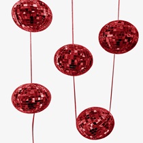 L78.7"D3" - MIRROR DISCO BALL GARLAND