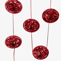 L78.7"D3" - MIRROR DISCO BALL GARLAND
