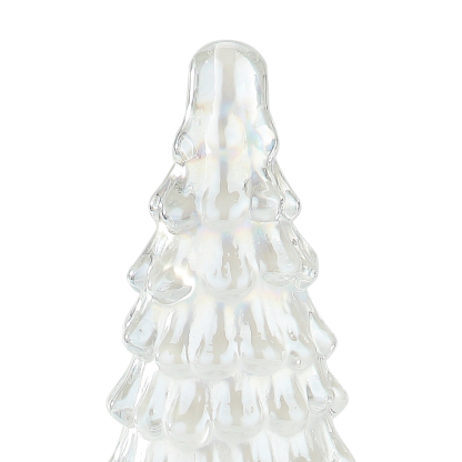 87880	 D4.5"H13" - GLASS CHRISTMAS TREE