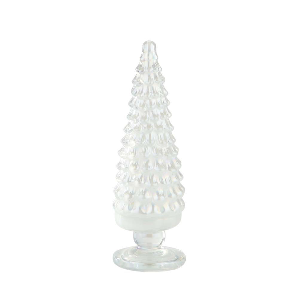 87880	 D4.5"H13" - GLASS CHRISTMAS TREE