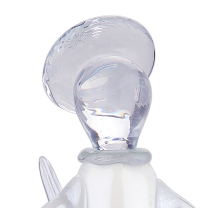 55854	 D7"H19.5" - GLASS ANGEL VOTIVE HOLDER