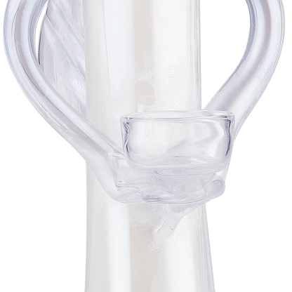 55854	 D7"H19.5" - GLASS ANGEL VOTIVE HOLDER