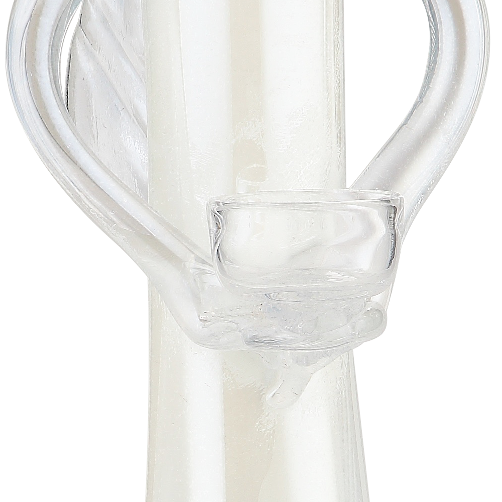 87921	 D6.9"H19.7" - GLASS ANGEL VOTIVE HOLDER