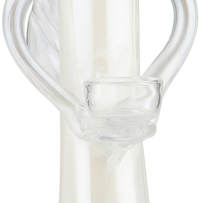 87921	 D6.9"H19.7" - GLASS ANGEL VOTIVE HOLDER