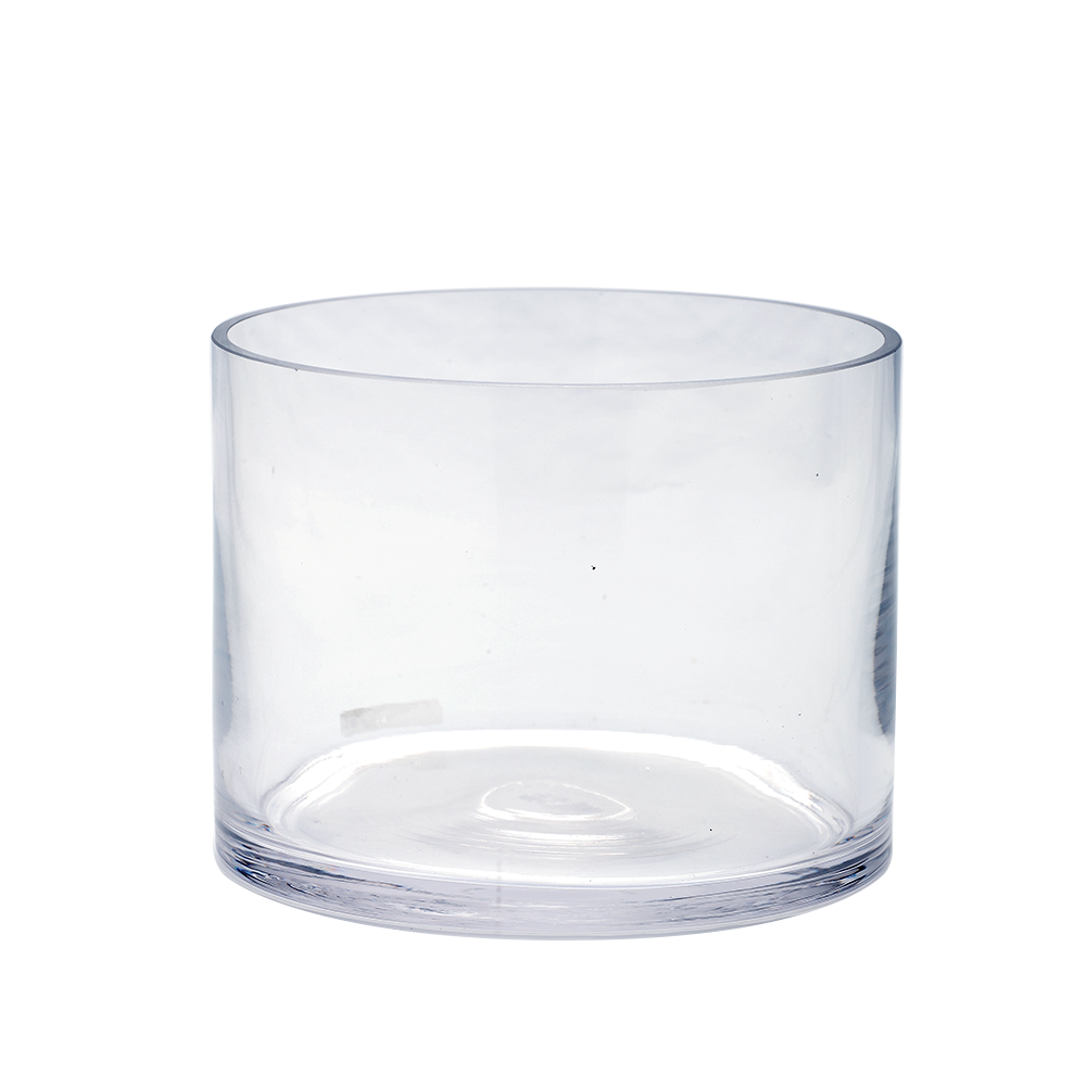 84005c	 D7"H6" - CLEAR GLASS CYLINDER VASE