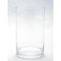D6"H12" - CLEAR GLASS CYLINDER VASE