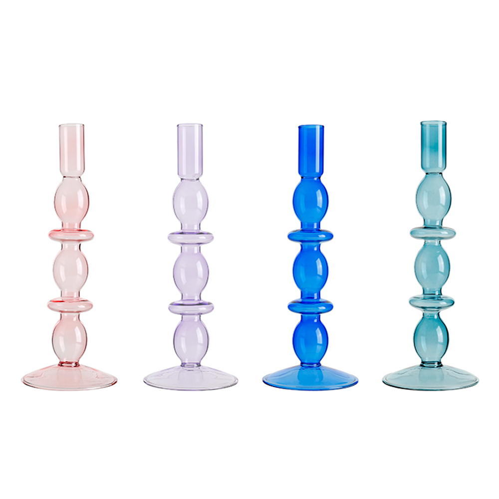 69406ASST-1 D3.5" H10.6"  4ASST COLORS GLASS  8PCS/CASE
