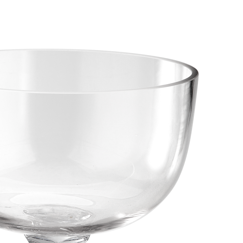 91221	 D10"H11" - GLASS VASE W/ PEDESTAL