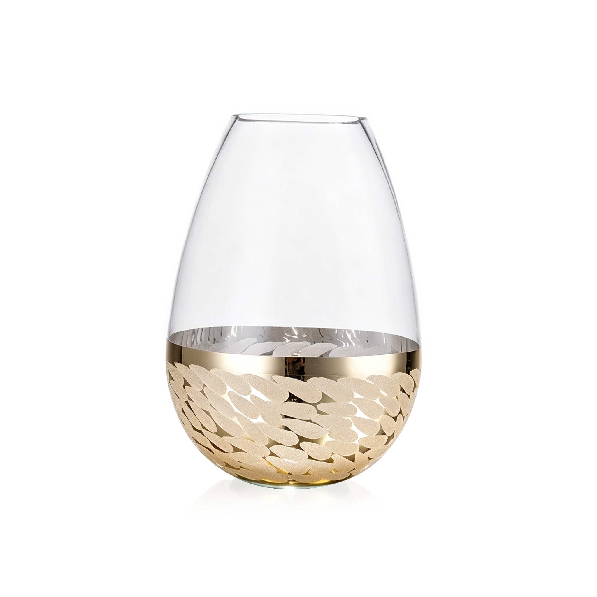 91267	 D3.94"H9.8" - GLASS VASE