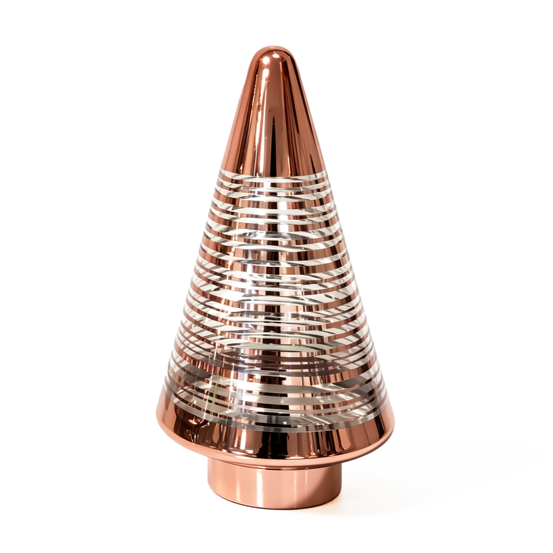 91372	 *D4.5"H9" - GLASS CHRISTMAS TREE