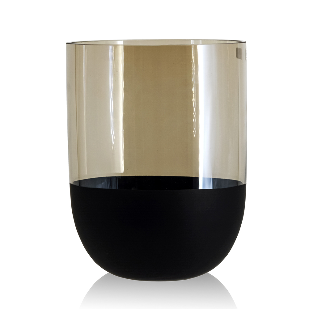 D7.5"H9.8" - GLASS VASE