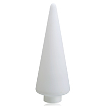 D6"H16.5" - GLASS CHRISTMAS TREE