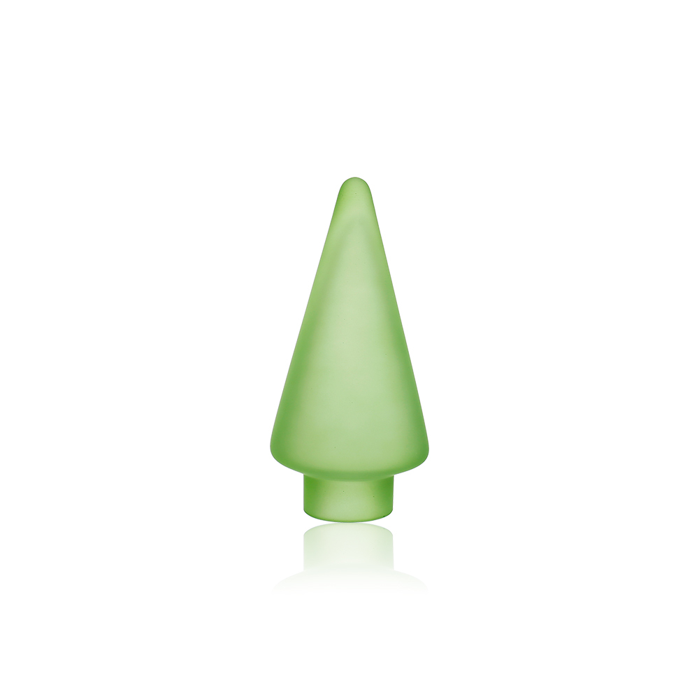 91460G	 D4"H8.7" - GLASS CHRISTMAS TREE