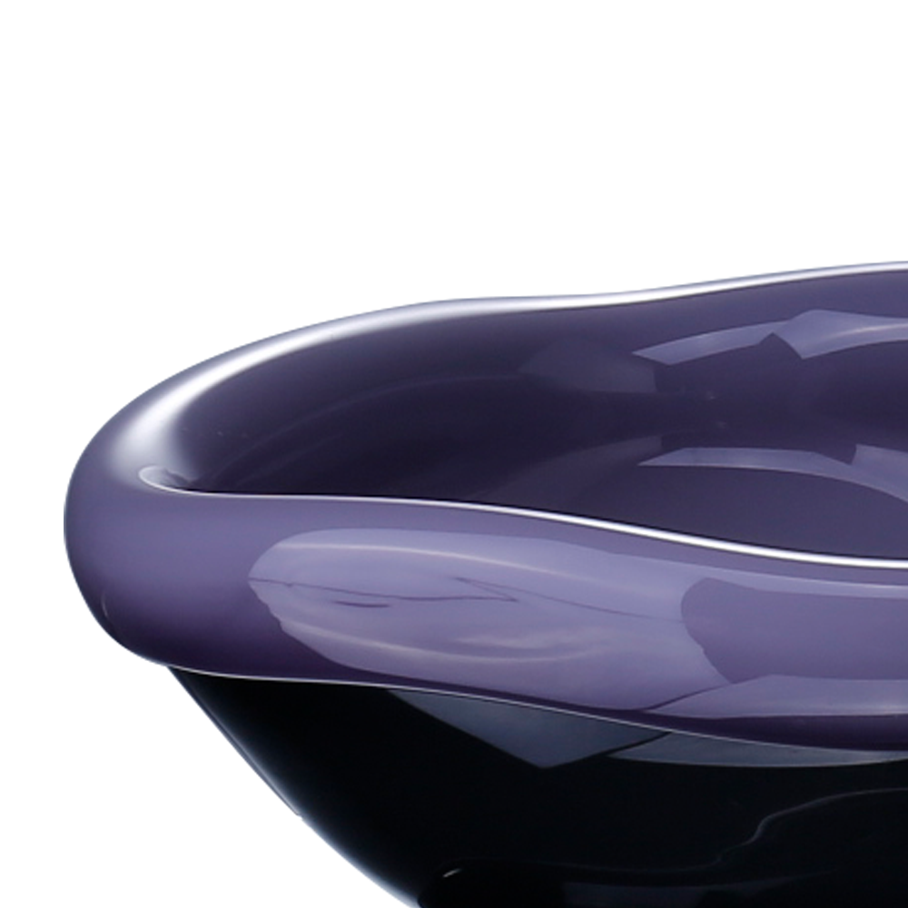 93017	 D7.9"H2.8" - GLASS DECORATIVE BOWL
