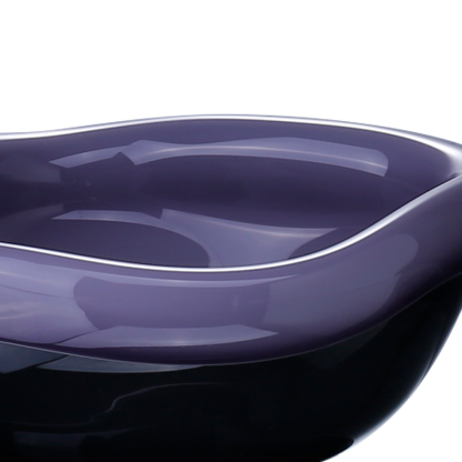 93017	 D7.9"H2.8" - GLASS DECORATIVE BOWL