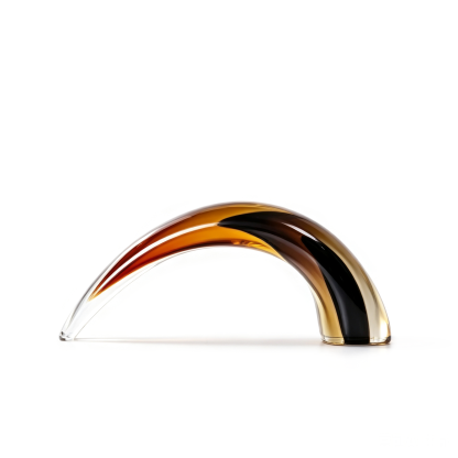 93021	 L16.5W3.9H5.9" - GLASS SCULPTURE
