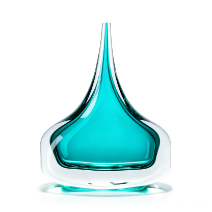 93029	 L8.3"W2.8"H10" - GLASS SCULPTURE