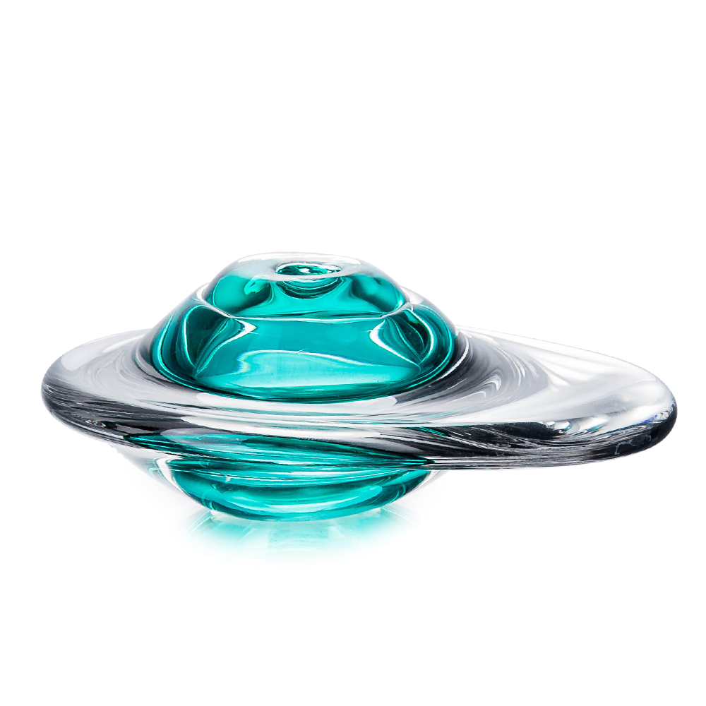 93031	 L6.7"W5"H3.9" - GLASS SCULPTURE
