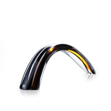 93045	 L23.6"W3.9"H8.9" - GLASS SCULPTURE