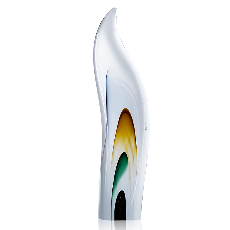 L5.9W3.5H22.8" - GLASS SCULPTURE