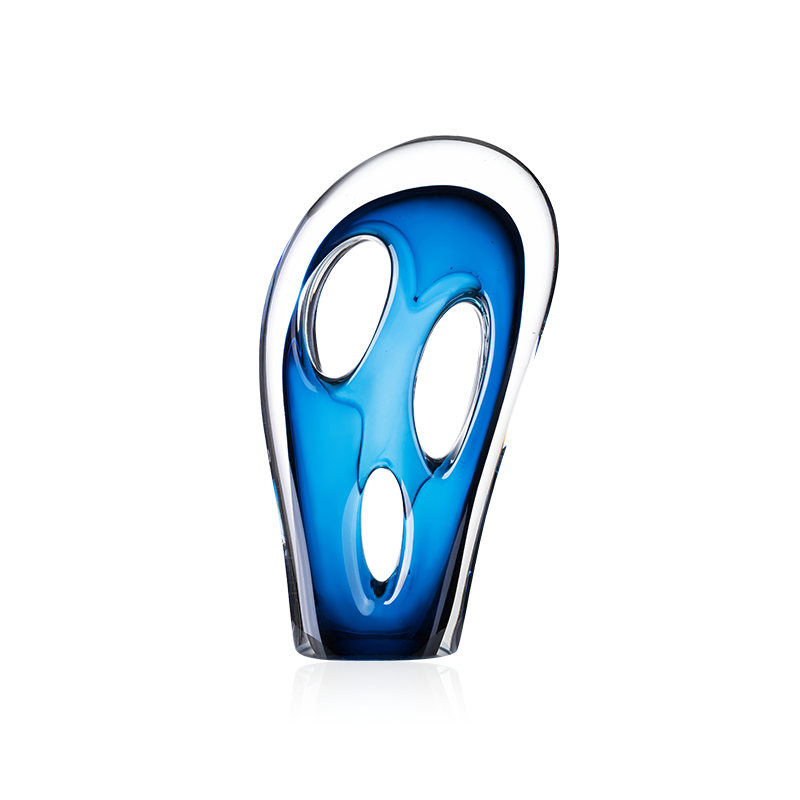 93053	 *L7.5"W2.8H14.2" - GLASS SCULPTURE
