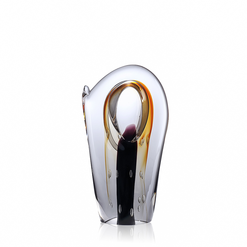 L6.7W3.2H11.8" - GLASS SCULPTURE
