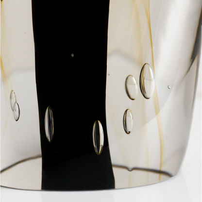 93067	 L6.7W3.4H15.4" - GLASS SCULPTURE