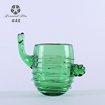 L8.5"W5"H8"GLASS VASE 4PC/CASE