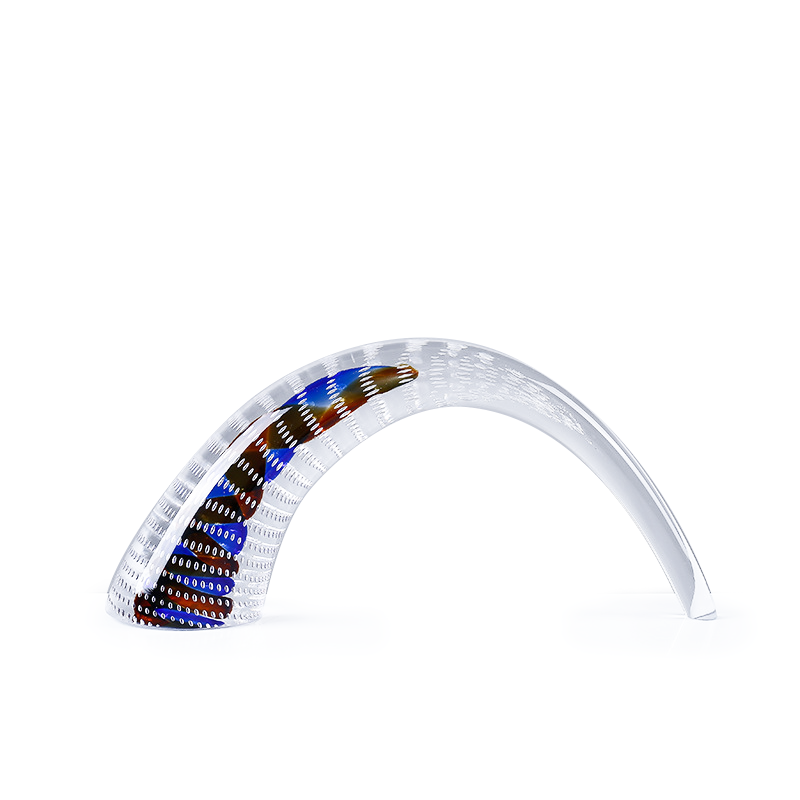 93153	 L15.5"W4"H7.5"GLASS ACCESSORY 2PC/CASE