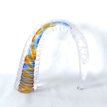 L11.5"W3.5"H11"GLASS ACCESSORY 2PC/CASE