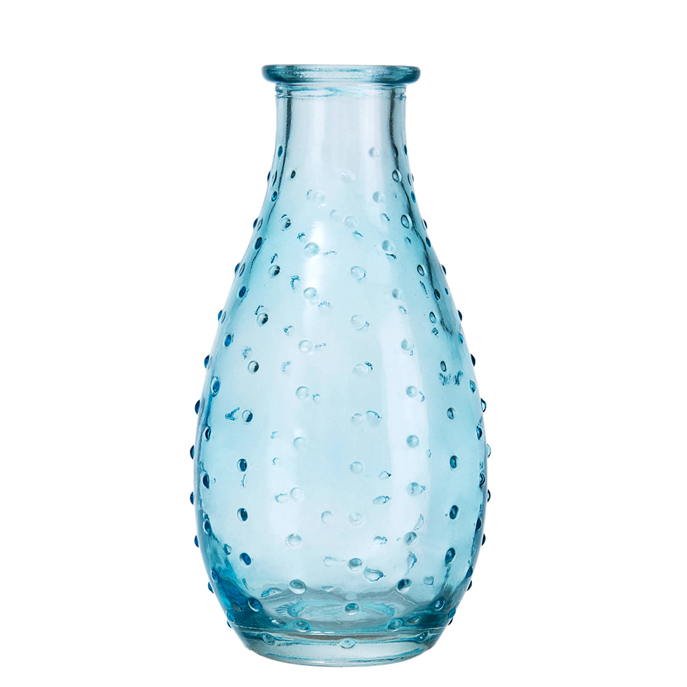 94335	 D2.8"H5.5" - SET OF 3 VINTAGE BUD GLASS VASE